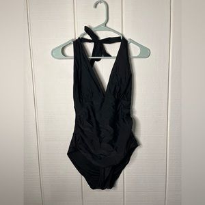 Black DKNY One Piece Swimsuit